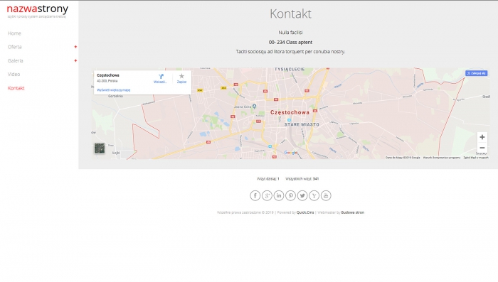 przykładowa strona www, gotowe strony internetowe, przykłady szablonu