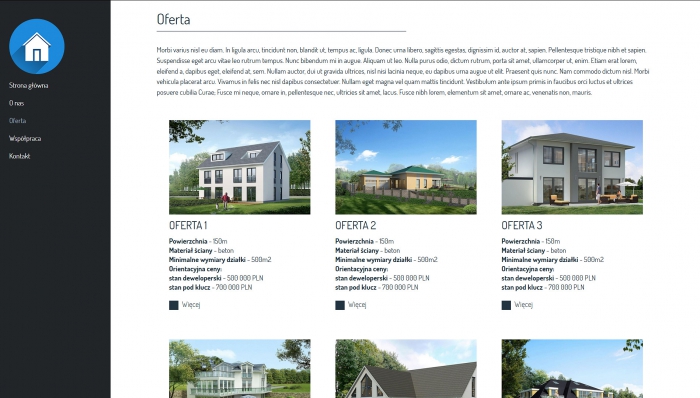 przykłady stron internetowych, przykłady gotowych stron dla firm