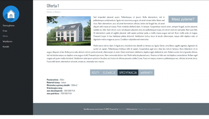przykłady stron internetowych, przykłady gotowych stron dla firm