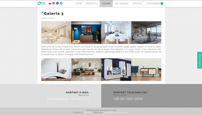 przykład strony internetowej, przykładowe szablony stron profesjonalnych