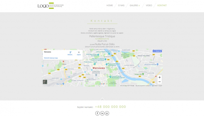 przykład stron www, przykładowy szablon strony internetowej