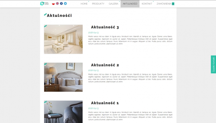 przykład strony internetowej, przykładowe szablony stron profesjonalnych