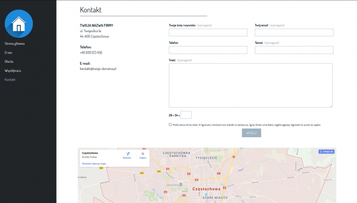 przykłady stron internetowych, przykłady gotowych stron dla firm