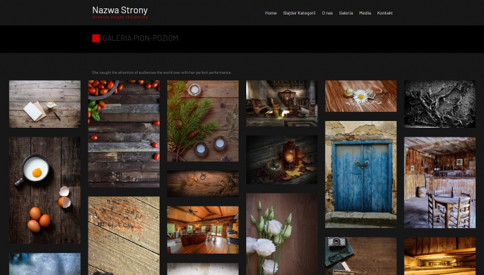 gotowa strona internetowa, przykład szablonu, przykłady stron