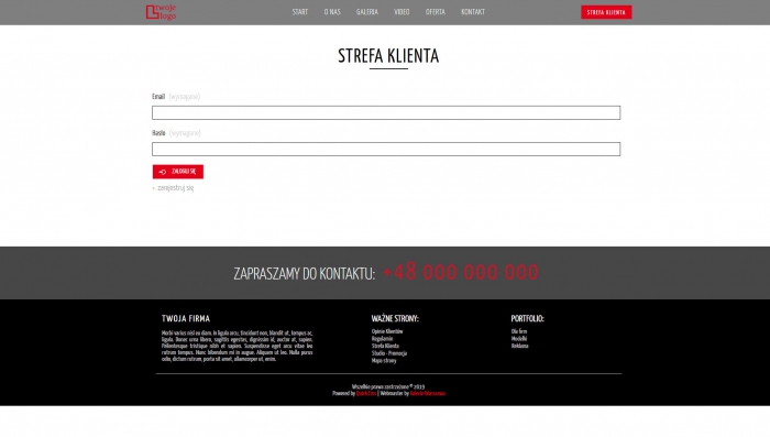 przykład strony, przykładowe strony o tematyce fotograficznej