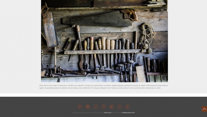 przykład strony z wyświetlaniem dużych powiększeń fotografii