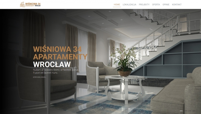 strony dla apartamentowców - demo strony z ofertą wynajmu