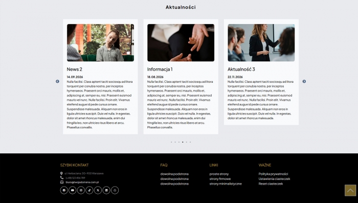 demo strony dla psychologa