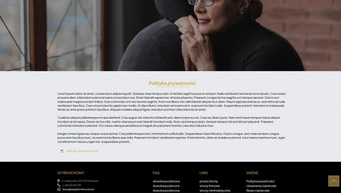 demo strony dla psychologa
