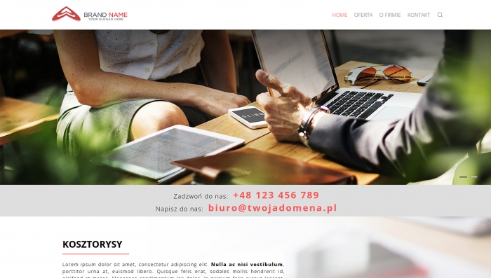 demo strony dla agencji - przykład stron dla ubezpieczalni