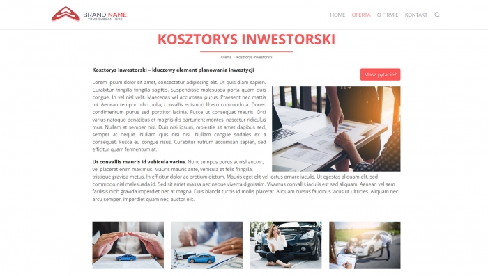 demo strony dla agencji