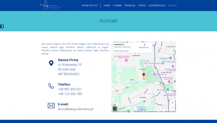 gotowe strony dla biur - przykłady projektów
