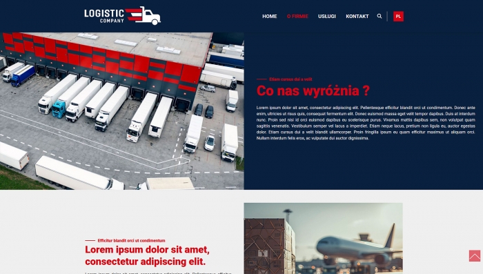 demo strony firmy transportowej